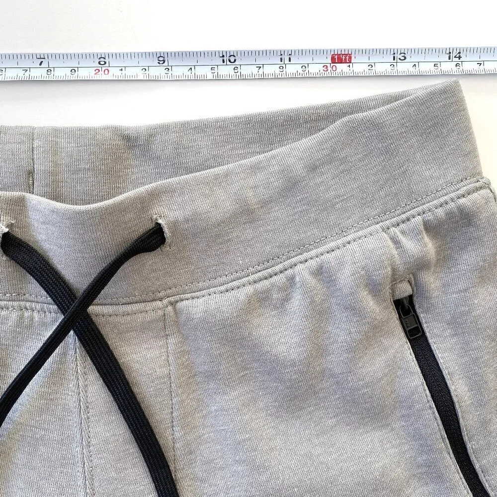 J.Crew Heather Gray Zip Pocket Jogger Sweatpants S